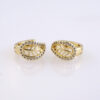 Aretes de Acero Inoxidable Bañados en Oro 14K - EA5553