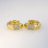 Aretes de Acero Inoxidable Bañados en Oro 14K - EA5615
