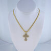 Cadena de Acero Inoxidable Bañada en Oro 14K - CH924