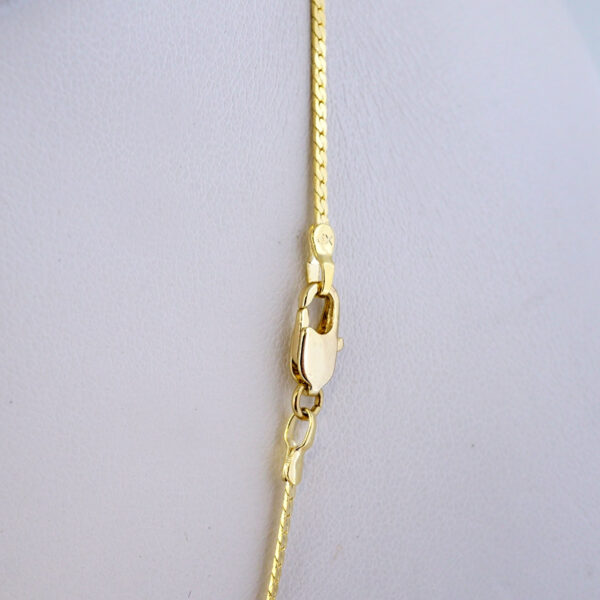 Cadena de Acero Inoxidable Bañada en Oro 14K - CH931 - Imagen 3