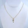 Cadena de Acero Inoxidable Bañada en Oro 14K - CH943