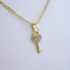 Cadena de Acero Inoxidable Bañada en Oro 14K - CH943 - Imagen 2