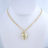 Cadena de Acero Inoxidable Bañada en Oro 14K - CH944