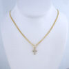 Cadena de Acero Inoxidable Bañada en Oro 14K - CH945