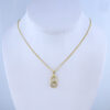 Cadena de Acero Inoxidable Bañada en Oro 14K - CH950