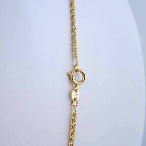 Cadena de Acero Inoxidable Bañada en Oro 14K - CH976 - Imagen 3