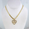 Cadena de Acero Inoxidable Bañada en Oro 14K - CH1027