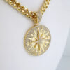 Cadena de Acero Inoxidable Bañada en Oro 14K - CH1034 - Imagen 2
