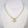 Cadena de Acero Inoxidable Bañada en Oro 14K - CH1061