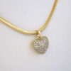 Cadena de Acero Inoxidable Bañada en Oro 14K - CH1061 - Imagen 2