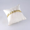 Pulso duro de Acero Inoxidable Bañado en Oro 14K – BA315 - Imagen 2