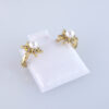 Aretes de Acero Inoxidable Bañados en Oro 14K – EA5796
