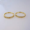 Aretes de Acero Inoxidable Bañados en Oro 14K – EA5840