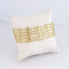 Brazalete de Acero Inoxidable Bañado en Oro 14K – BR1132