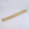 Brazalete de Acero Inoxidable Bañado en Oro 14K – BR1132 - Imagen 2