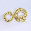 Set de Acero Inoxidable Bañado en Oro 14K – SET082 - Imagen 2