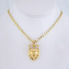 Cadena de Acero Inoxidable Bañada en Oro 14K - CH1108