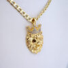 Cadena de Acero Inoxidable Bañada en Oro 14K - CH1108 - Imagen 2