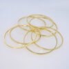 Pulso duro de Acero Inoxidable Bañado en Oro 14K – BA352 - Imagen 2