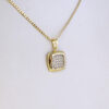 Cadena de Acero Inoxidable Bañada en Oro 14K - CH1132 - Imagen 2