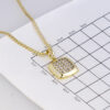 Cadena de Acero Inoxidable Bañada en Oro 14K - CH1132 - Imagen 3