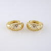 Aretes de Acero Inoxidable Bañados en Oro 14K – EA5907
