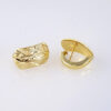 Aretes de Acero Inoxidable Bañados en Oro 14K – EA5924 - Imagen 2