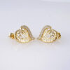 Aretes de Acero Inoxidable Bañados en Oro 14K – EA5927