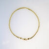 Tobillera de Acero Inoxidable Bañada en Oro 14K – AN029