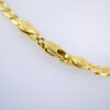 Tobillera de Acero Inoxidable Bañada en Oro 14K – AN029 - Imagen 2