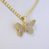 Cadena de Acero Inoxidable Bañada en Oro 14K - CH1158 - Imagen 2