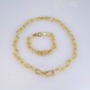 Set de Acero Inoxidable Bañado en Oro 14K – SET084 - Imagen 3