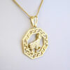 Cadena de Acero Inoxidable Bañada en Oro 14K - CH1192 - Imagen 2