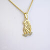 Cadena de Acero Inoxidable Bañada en Oro 14K - CH1196 - Imagen 2