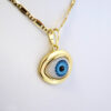 Cadena de Acero Inoxidable Bañada en Oro 14K - CH1228 - Imagen 2