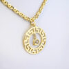Cadena de Acero Inoxidable Bañada en Oro 14K - CH1238 - Imagen 2
