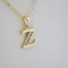 Cadena de Acero Inoxidable Bañada en Oro 14K – CH1280-1 - Imagen 2