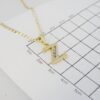 Cadena de Acero Inoxidable Bañada en Oro 14K – CH1280-1 - Imagen 3