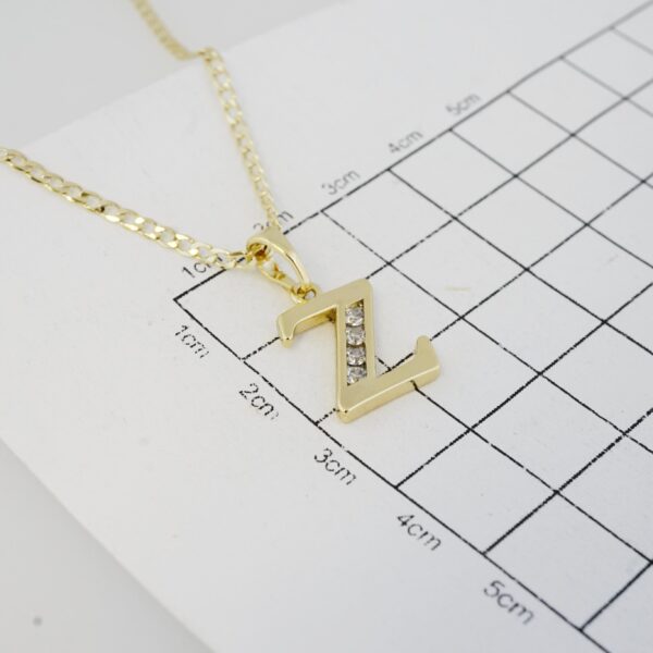 Cadena de Acero Inoxidable Bañada en Oro 14K – CH1280-1 - Imagen 3