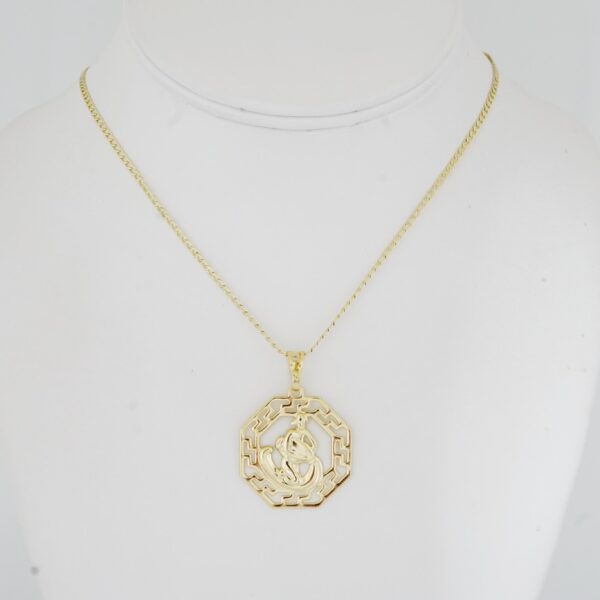 Cadena de Acero Inoxidable Bañada en Oro 14K – CH1325-1