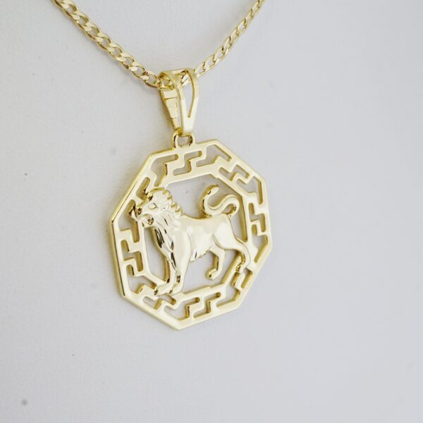 Cadena de Acero Inoxidable Bañada en Oro 14K – CH1328-1 - Imagen 2