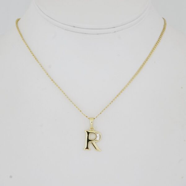 Cadena de Acero Inoxidable Bañada en Oro 14K – CH1312-1