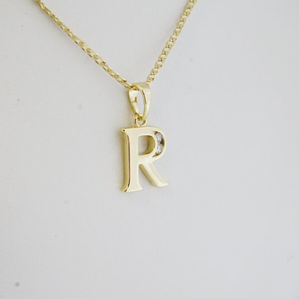 Cadena de Acero Inoxidable Bañada en Oro 14K – CH1312-1 - Imagen 2