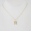 Cadena de Acero Inoxidable Bañada en Oro 14K – CH1282