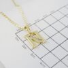 Cadena de Acero Inoxidable Bañada en Oro 14K – CH1282 - Imagen 3