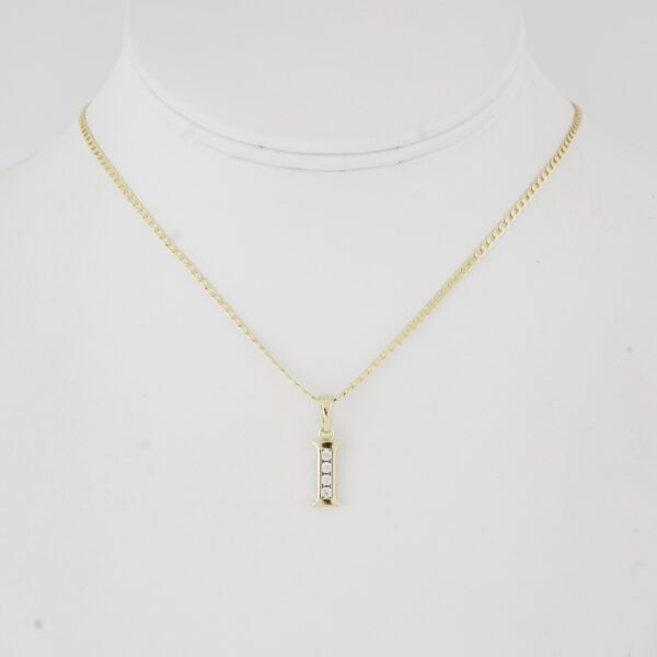 Cadena de Acero Inoxidable Bañada en Oro 14K – CH1315-1