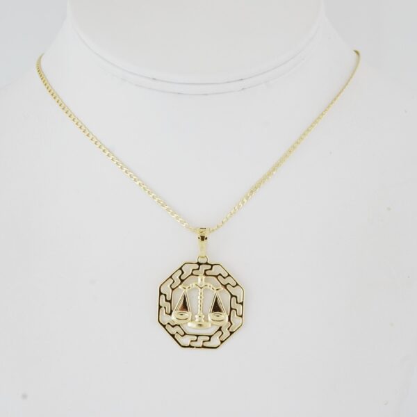 Cadena de Acero Inoxidable Bañada en Oro 14K – CH1326-1