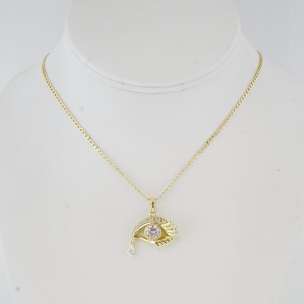 Cadena de Acero Inoxidable Bañada en Oro 14K – CH1337-1