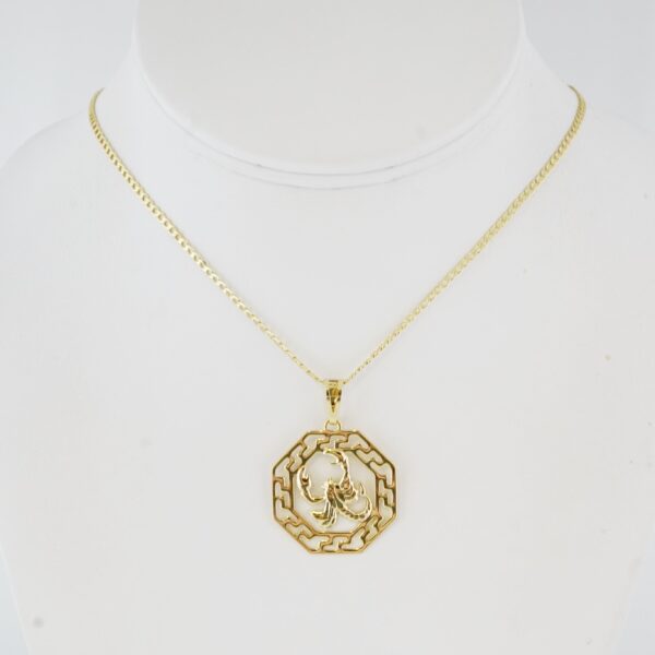 Cadena de Acero Inoxidable Bañada en Oro 14K – CH1335-1