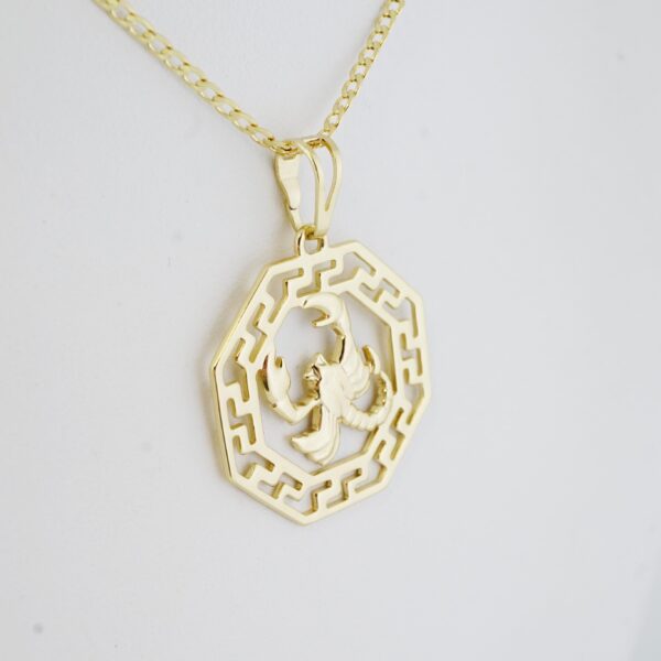 Cadena de Acero Inoxidable Bañada en Oro 14K – CH1335-1 - Imagen 2